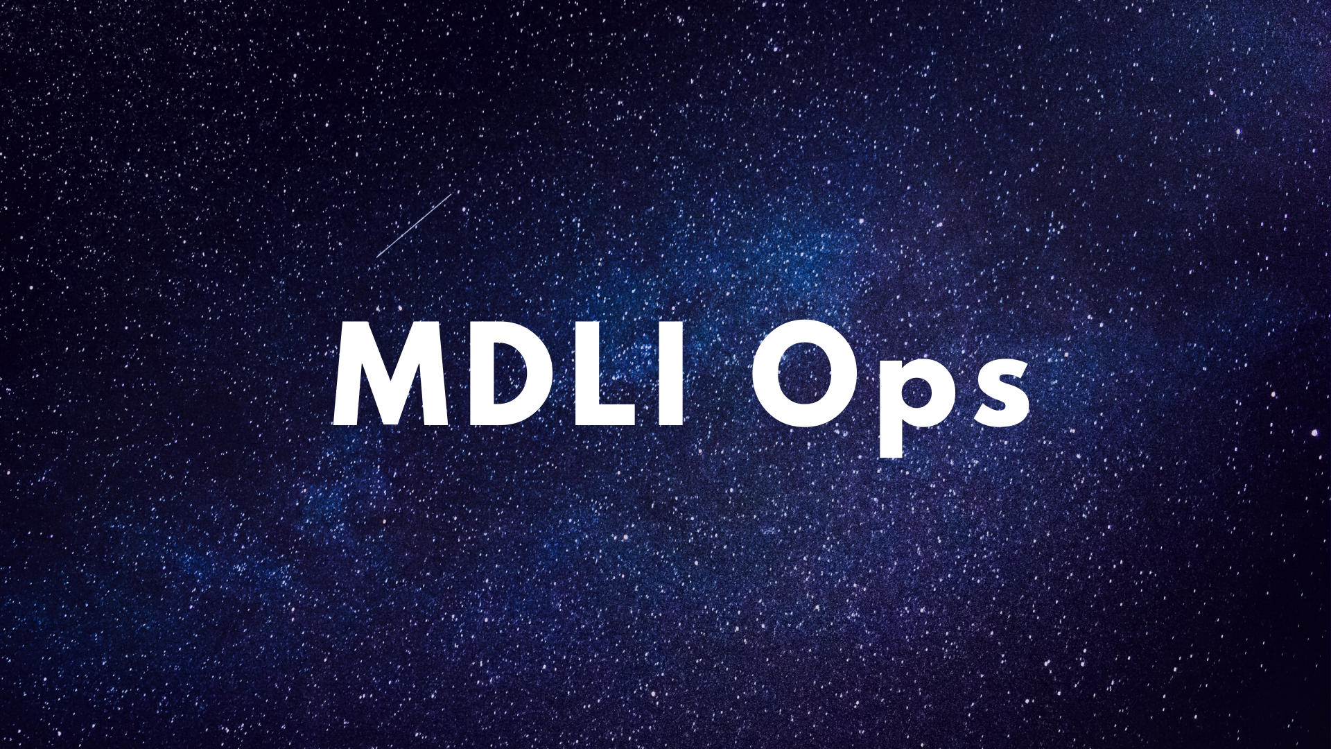 #1 MDLI ops – פרטים ורישום
