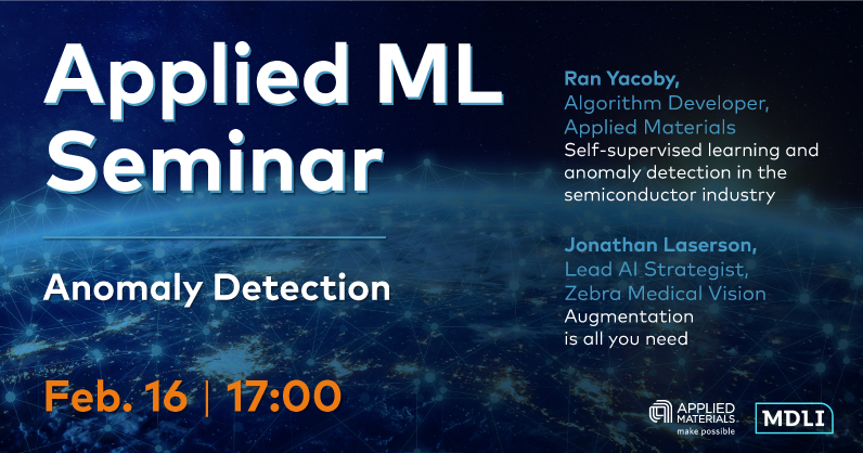 Applied ML seminars – Anomaly detection (אירוע)