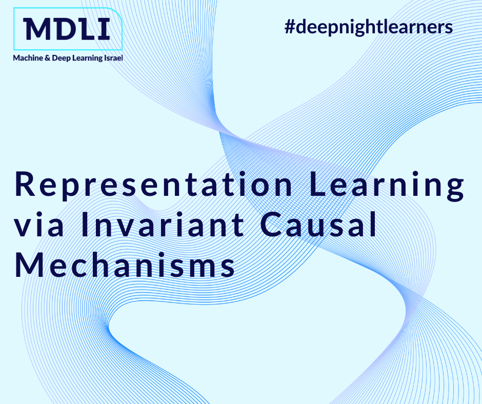 Representation learning via invariant causal mechanisms (סקירה)