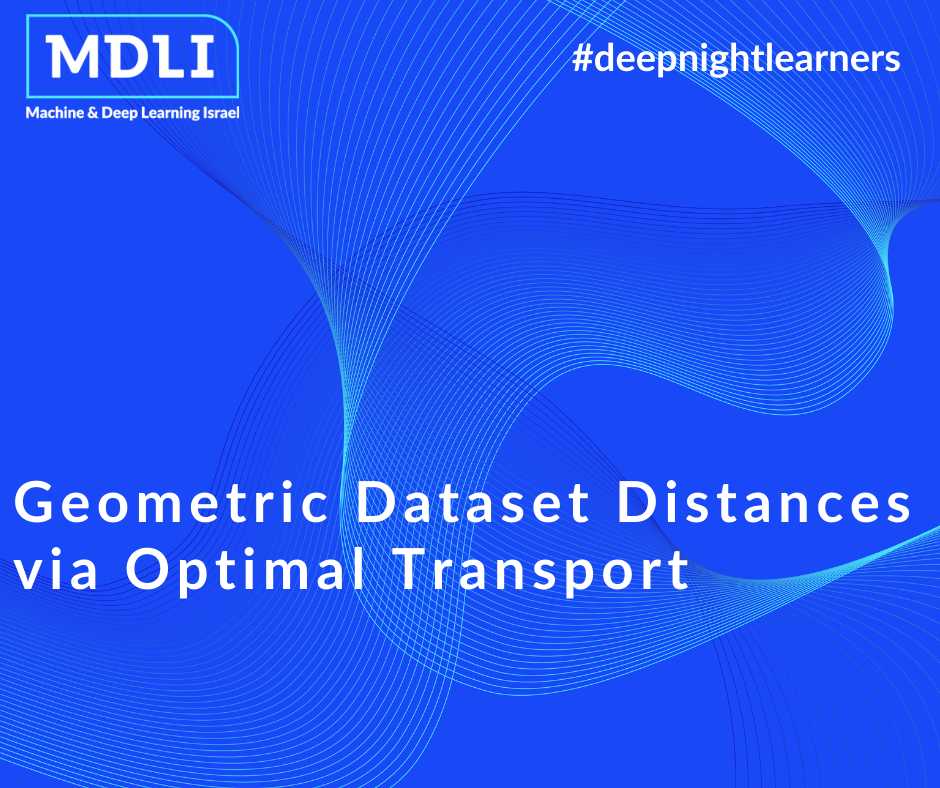 Geometric Dataset Distances via Optimal Transport