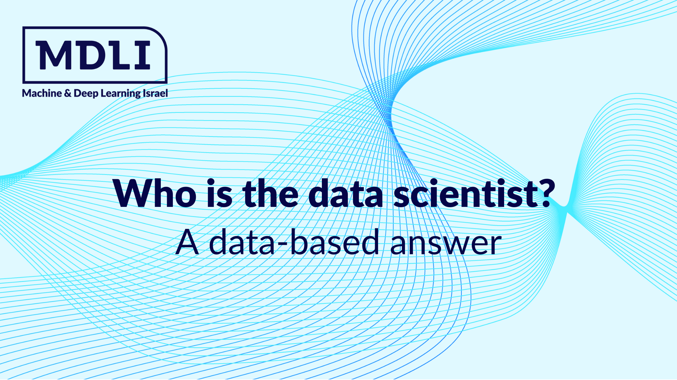 Who is the data scientist?  A data-based answer