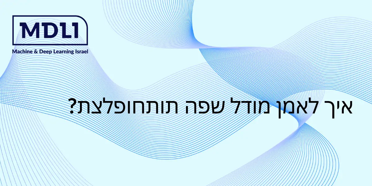 איך לאמן מודל שפה תותחופלצת?